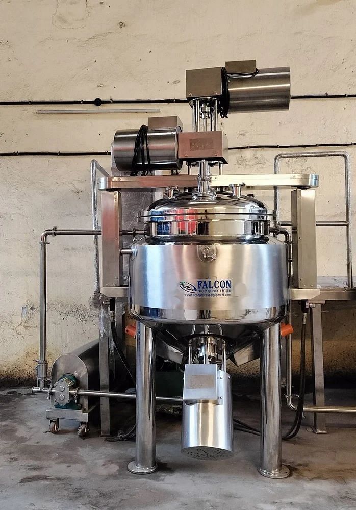 Stailness Steel Vacuum Homogenizer Mixer Pharma, Automation Grade: Automatic