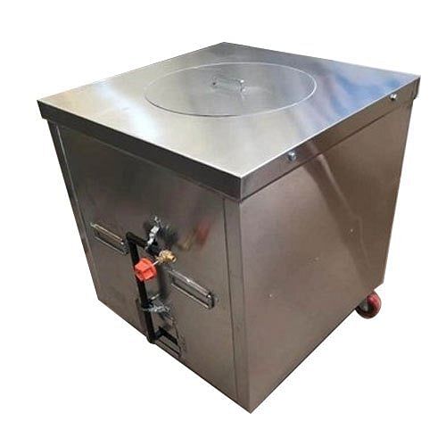 Stainless Steel 3 x 3 feet Square SS Gas Tandoor