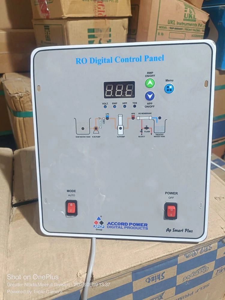 Stainless Steel 50 kW Ro Plant Control Panel