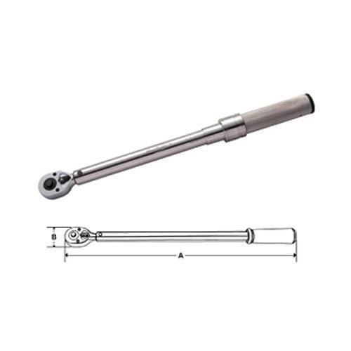 Stainless Steel Adjustable Torque Wrench, Drive Size: 1/4 Inch, Size: 6 Inch