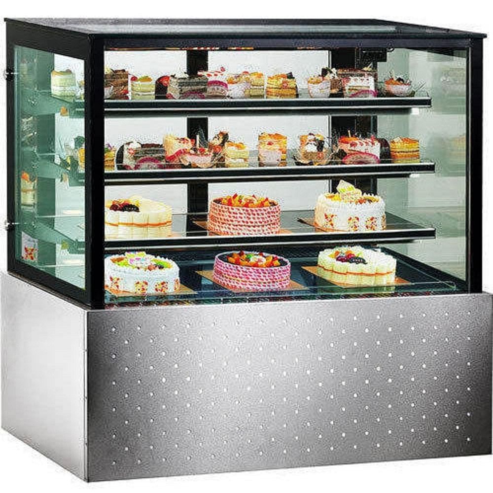 Stainless Steel and Glass Bakery Display Counter 4 Feet