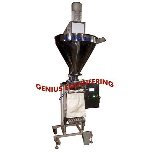 Stainless Steel Auger Filler Flour Bags Filling Machine, Single Head