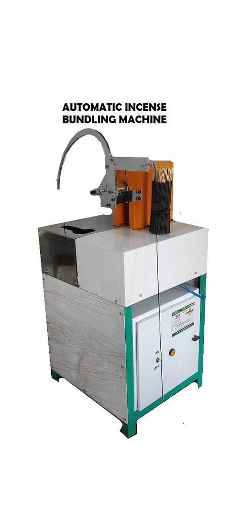 Stainless Steel Automatic Incense Bundling Machine, For Box Strapping