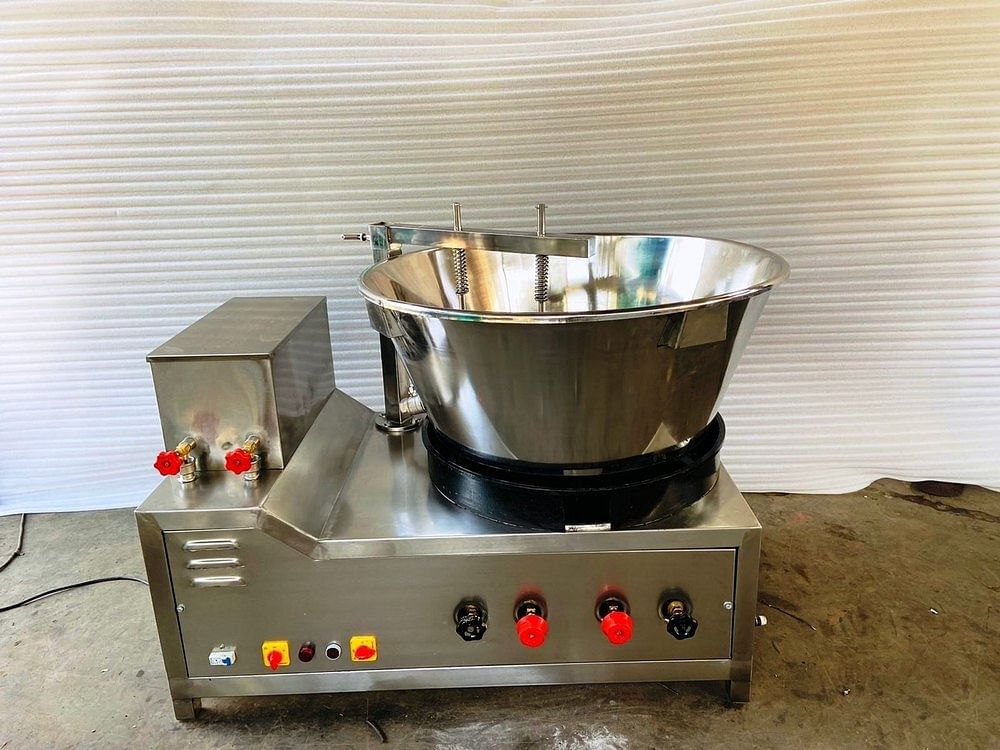 Stainless Steel Automatic Mawa Kettle, Peda, Capacity: 120 - 200 Ltr