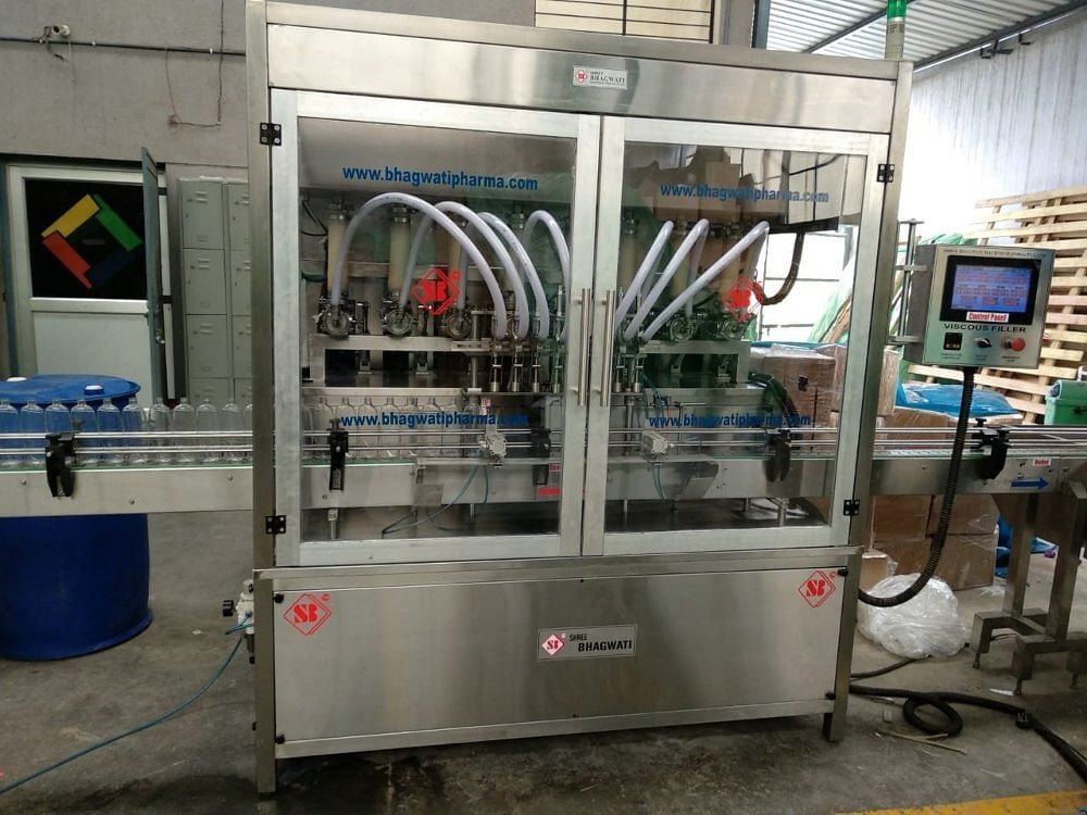 Stainless Steel Automatic Mechanical Piston Filling Machine, Gmp Model