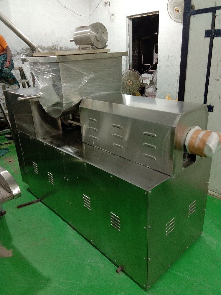 Stainless Steel Automatic Pasta Extruder Machine, 20 kw, Capacity: 120 Kg Per Hours