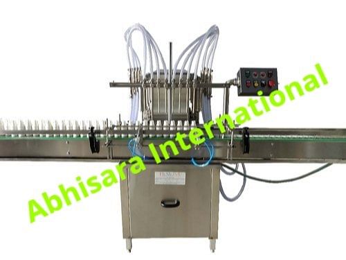 Stainless Steel Automatic Piston Filling Machine, Capacity: 50 To 80 Bpm