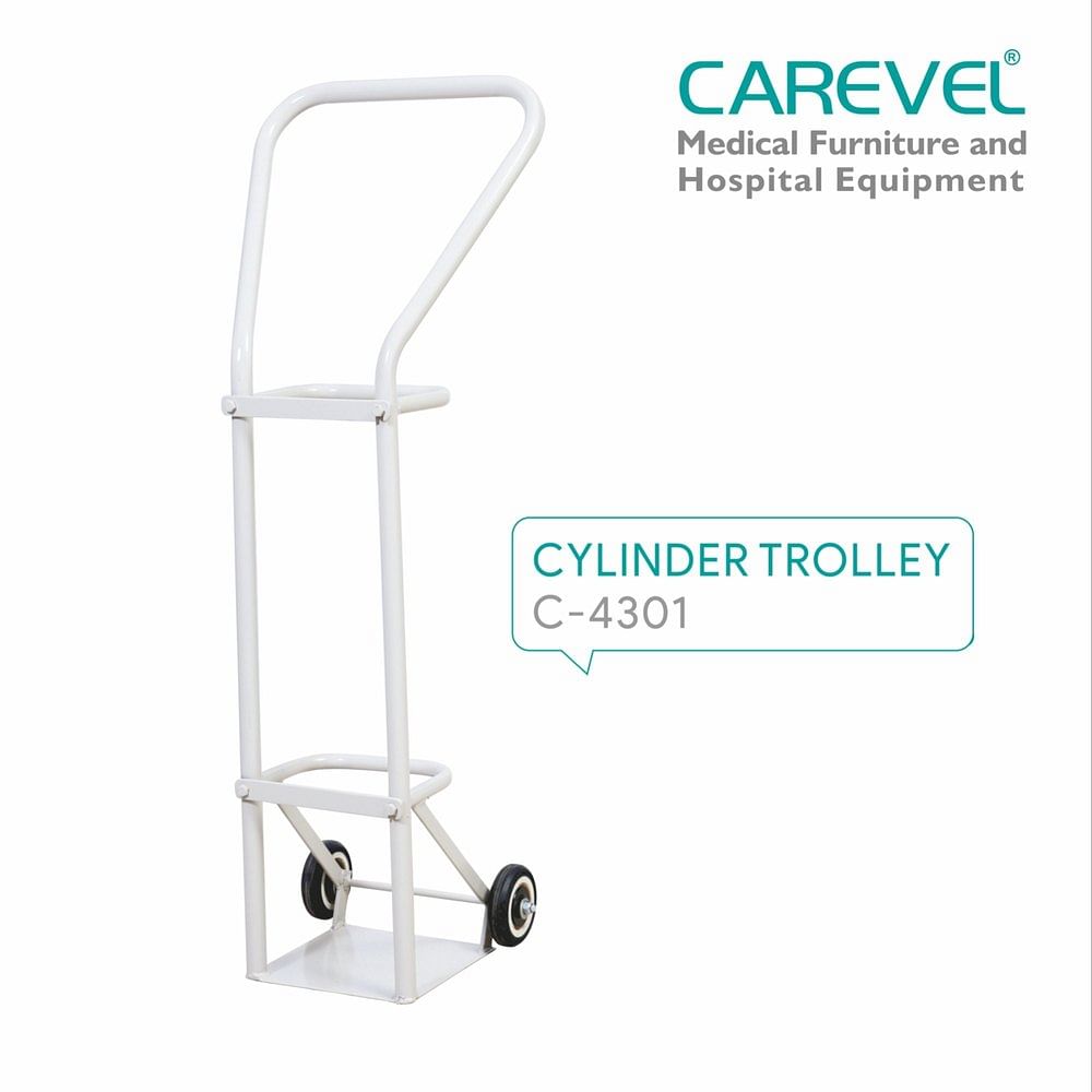 Stainless Steel Carevel C 4301 Cylinder Trolley