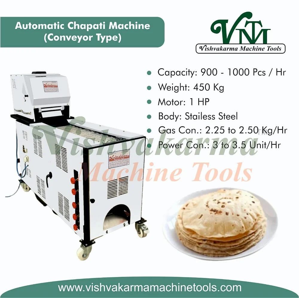 Stainless Steel Chapati Making Machine