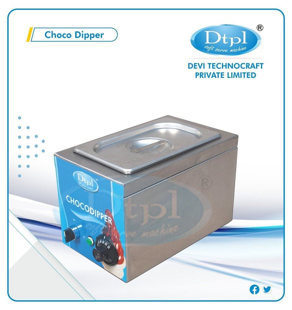 Stainless Steel Chocolate Melting Machine, Model Name/Number: Choco Dipper, Capacity: 3 Liter