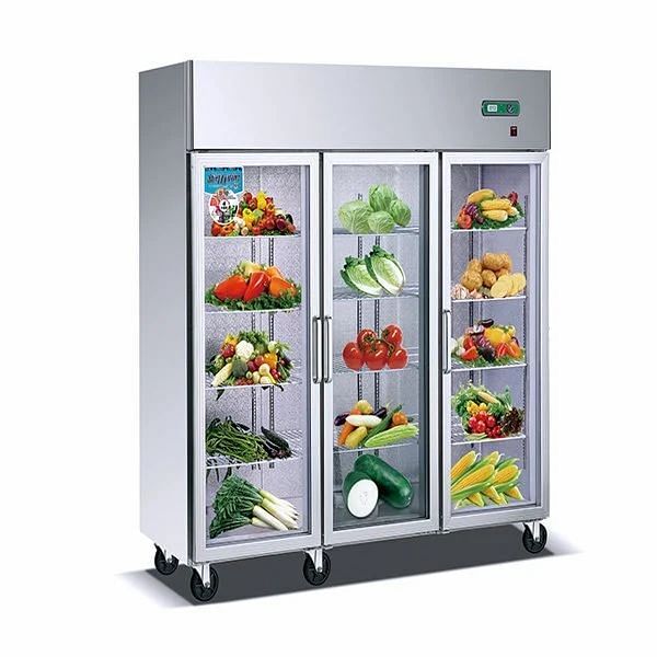 Stainless Steel Commercial Refrigerator Freezer