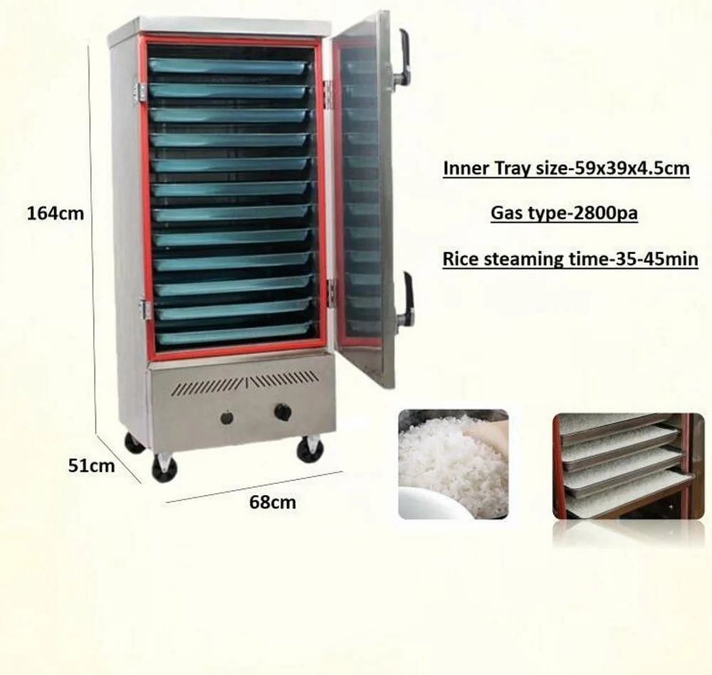 Stainless Steel Commercial Rice Steamer