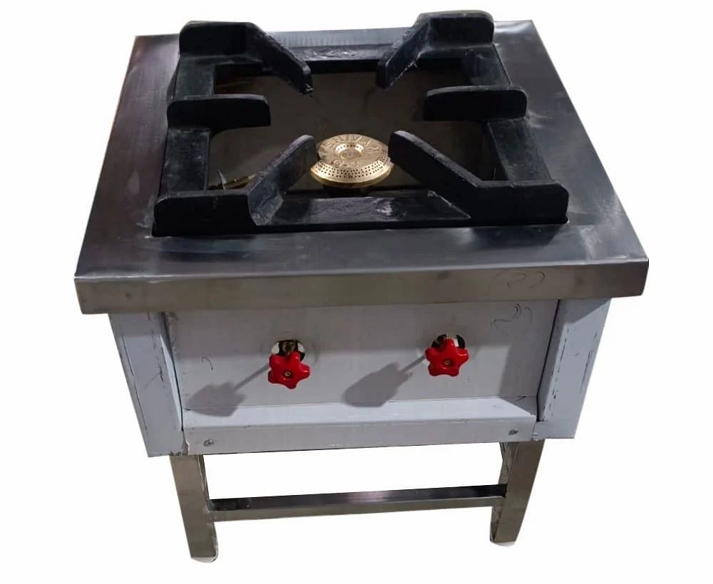 Stainless Steel Commercial Single Burner Range, 1