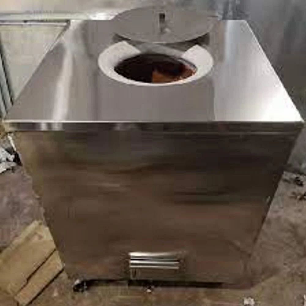 Stainless Steel Commercial Ss Square Tandoor, For Restaurant, Capacity: 18 Roti