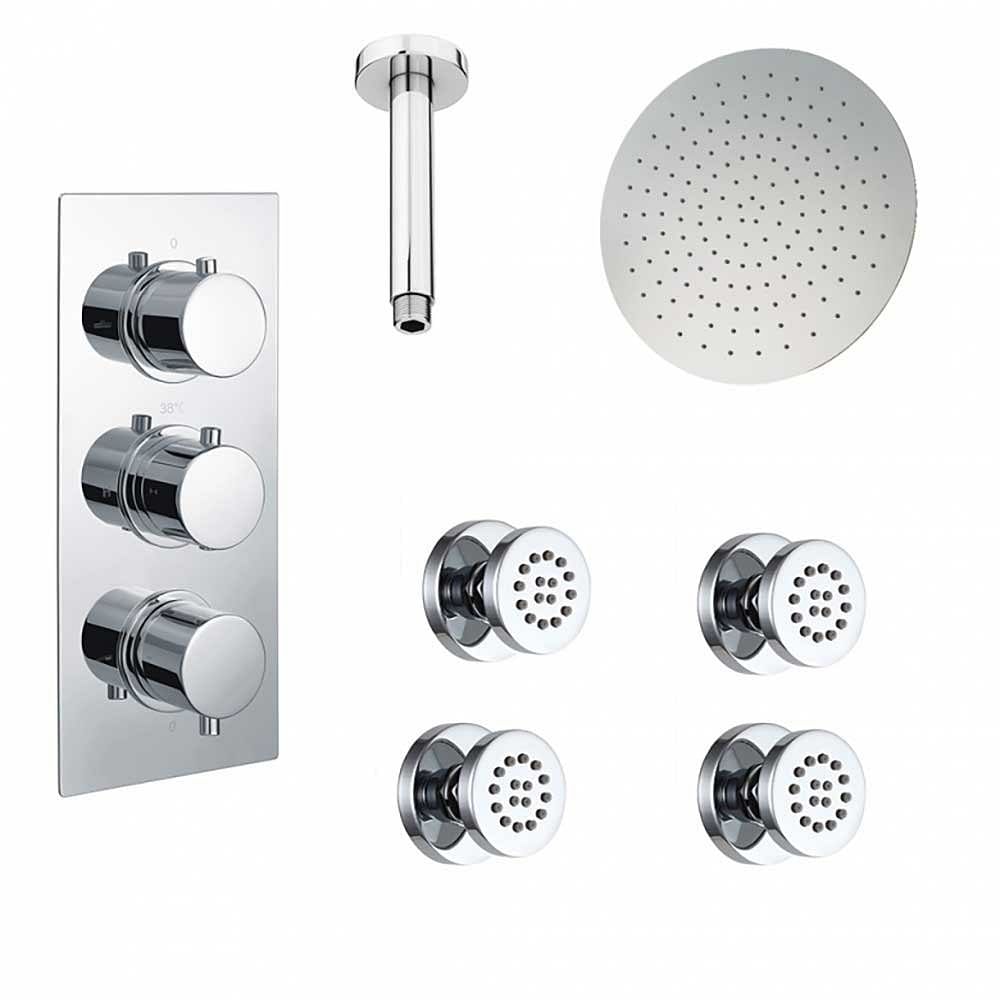 Stainless Steel Concealed Shower Head, Dimension/Size: 55 mm