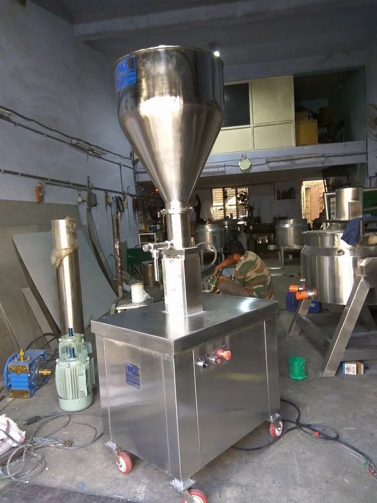 Stainless Steel Cream Lotion Filling Machine