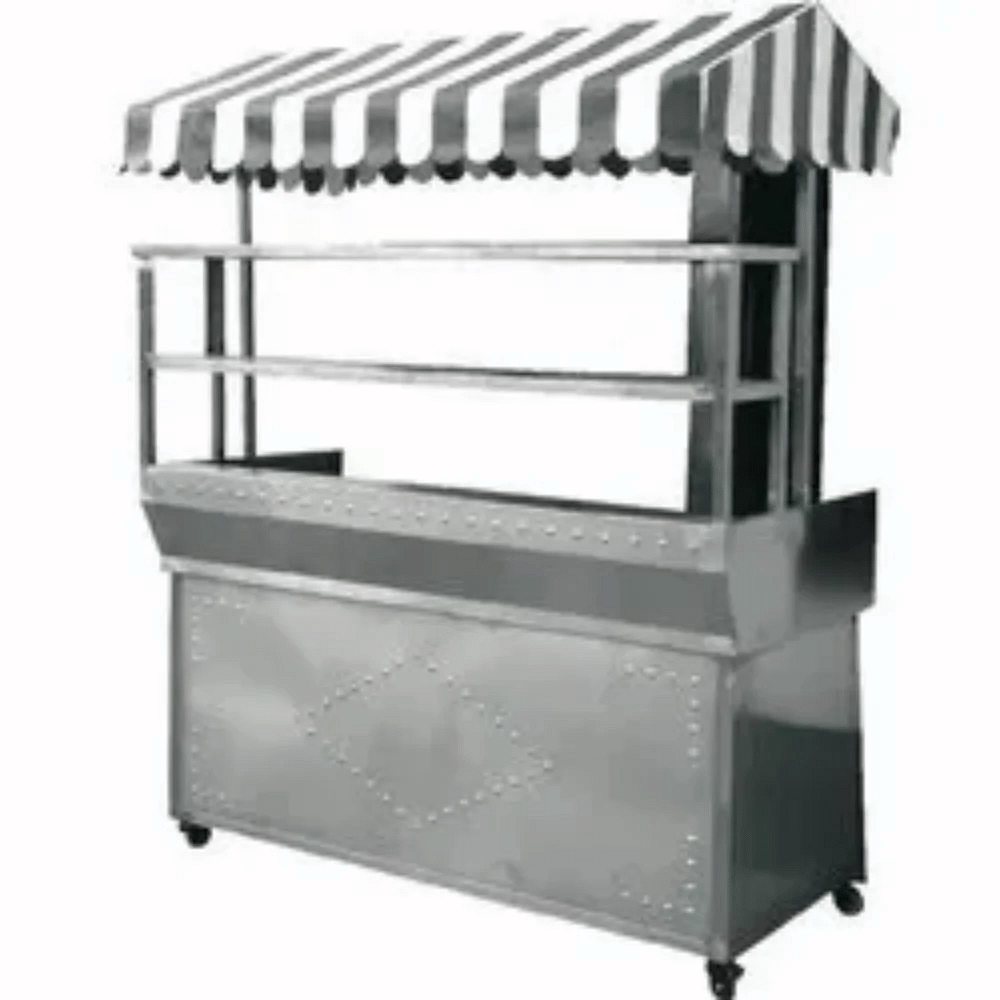 Stainless Steel Curved Commercial Food Counter