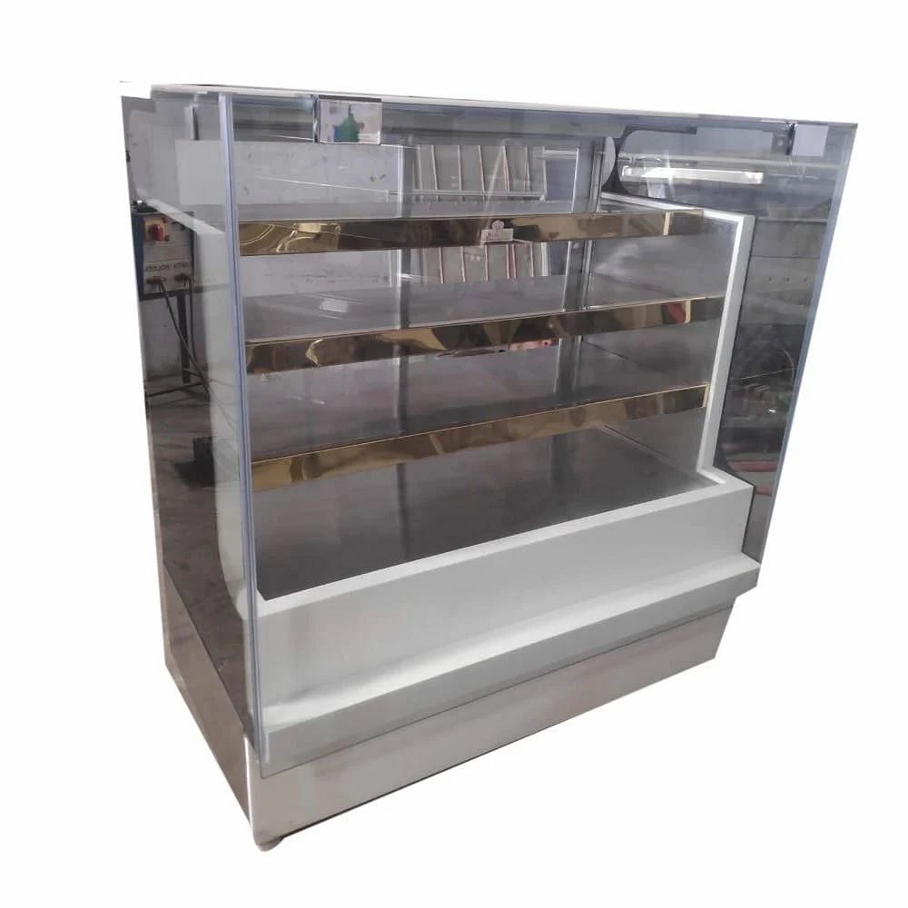 Stainless Steel Display Counter, For Bakery