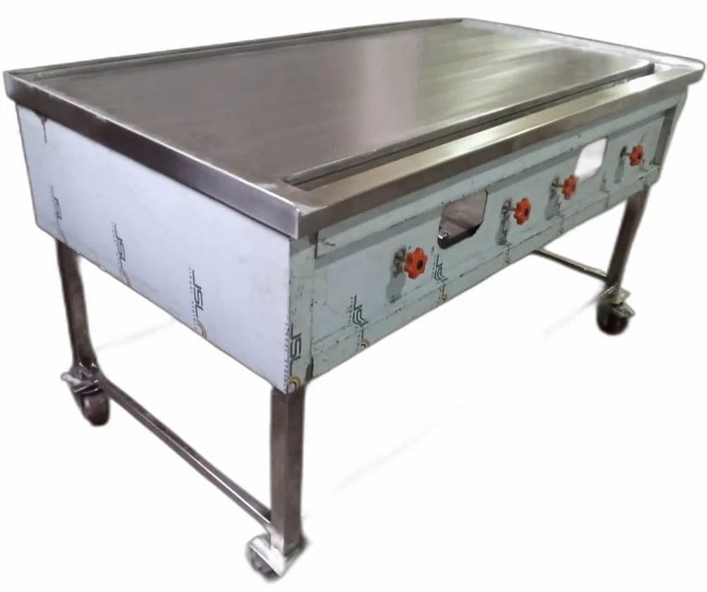 Stainless Steel Dosa Bhatti, 3, Dimention: 60""X30""X34""