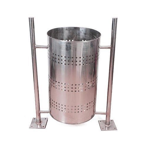 Stainless Steel Dustbin, Material Grade: Ss 321, Capacity: 80 Liter