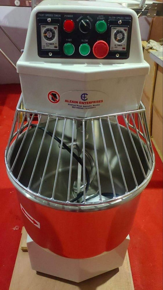 Stainless Steel Fixed Bowl Spiral Mixer 60 Ltr