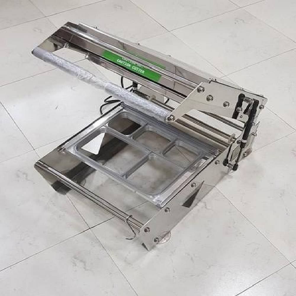 Stainless Steel Food Tray Seal Packing Machine, Capacity: 100, Model Name/Number: as5