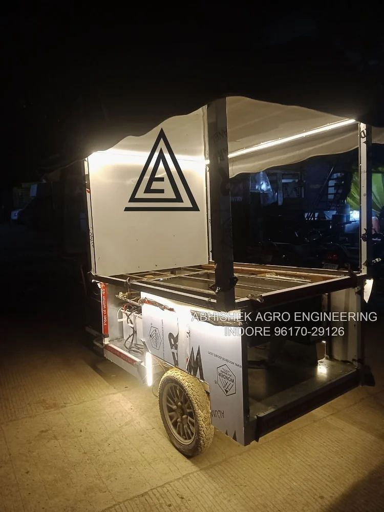 Stainless Steel Food Truck Kitchen Setup