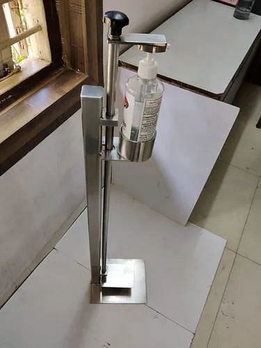 Stainless Steel Foot Operated Hand Sanitizer Dispenser