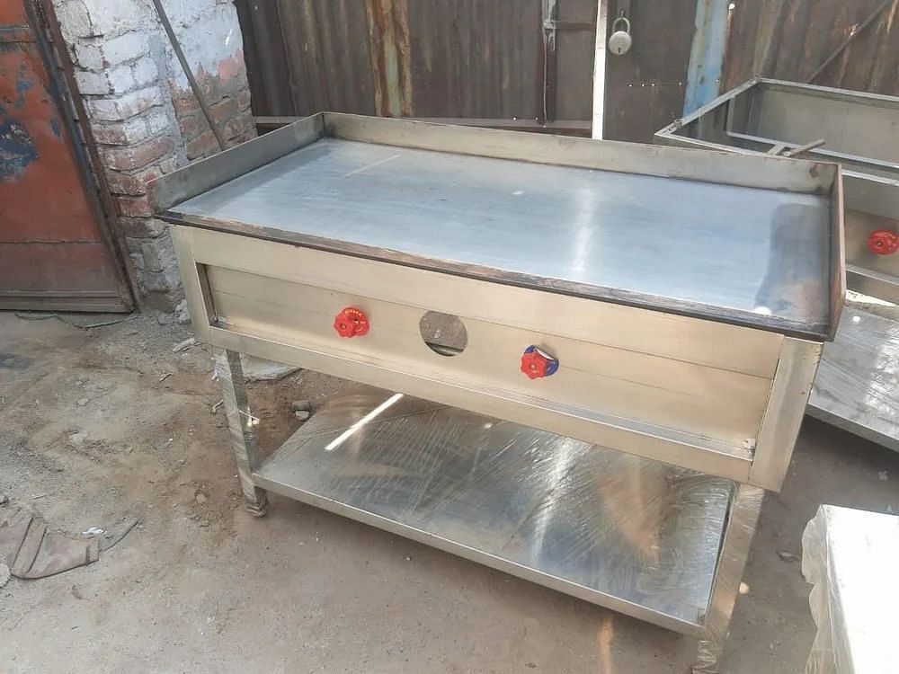 Stainless Steel Gas Operated Dosa Bhatti, 1, Size: 48*24*32 inch