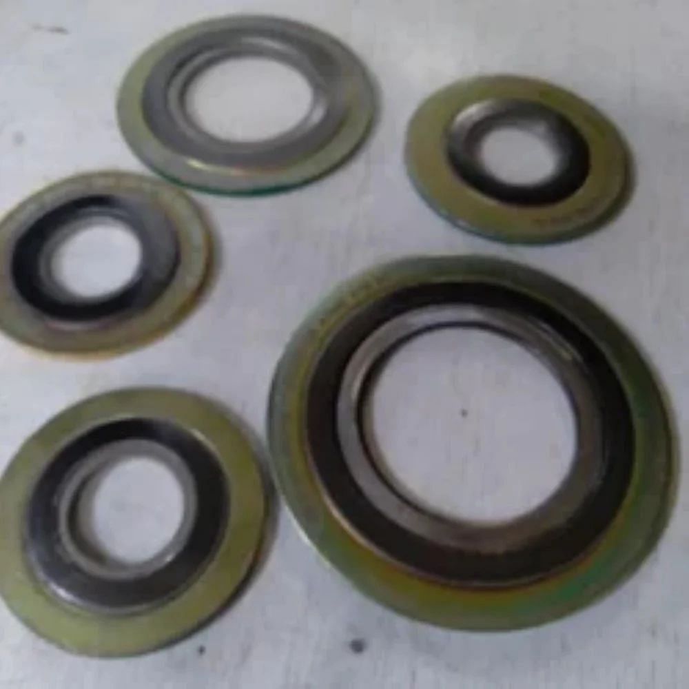 Stainless Steel Green Spiral Wound Gasket, For Industrial, Thickness (in mm): 0.5-4.5