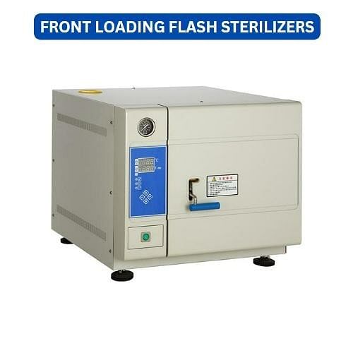 Stainless Steel Horizontal Front Loading Flash Sterilizers, 22 L