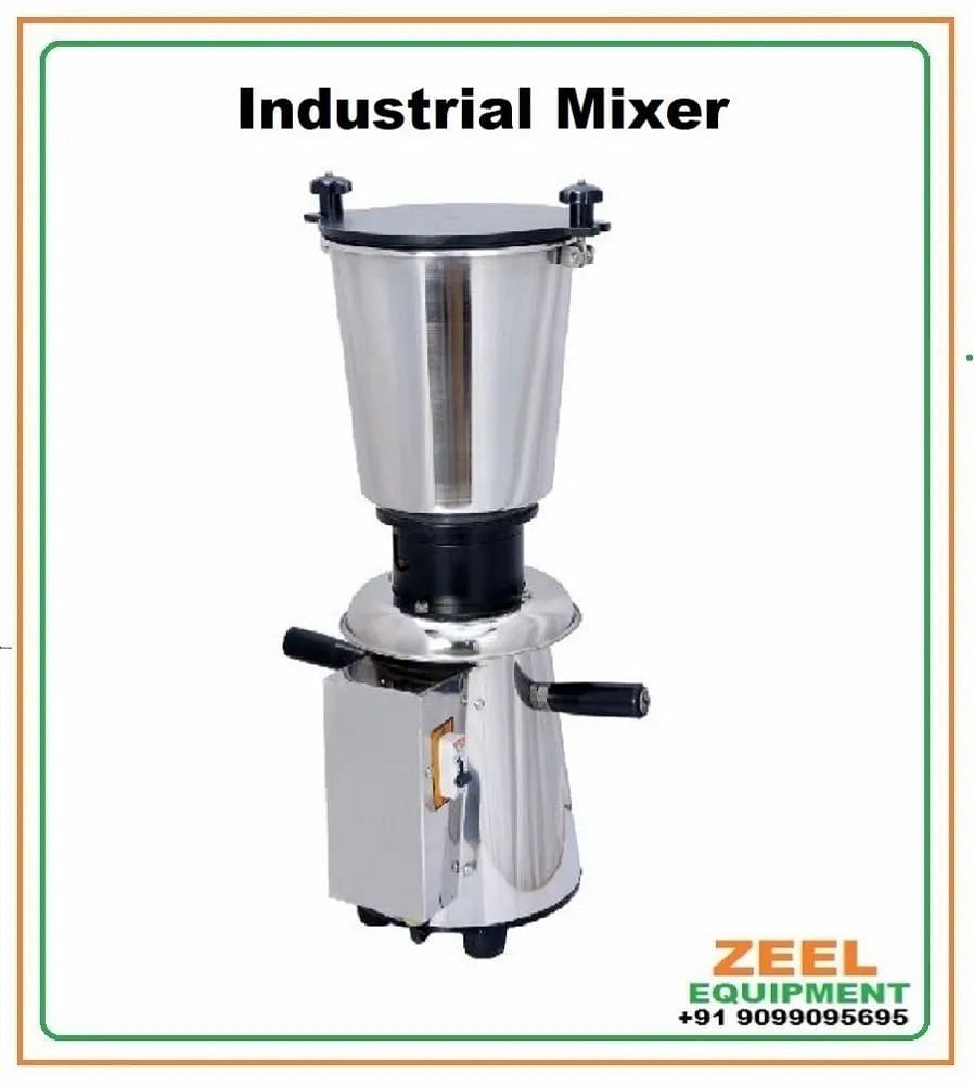 Stainless Steel Industrial Mixer 5 Ltr, For Canteen Kitchen, Capacity: 100-500 L