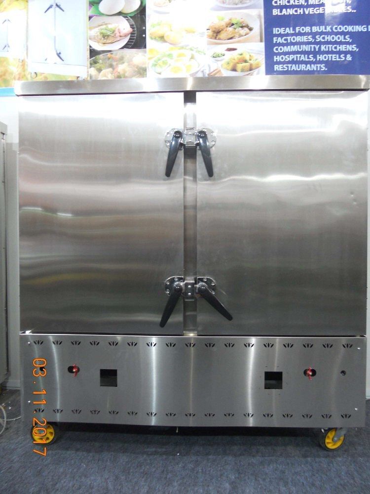 Stainless Steel LPG Commercial Steamer