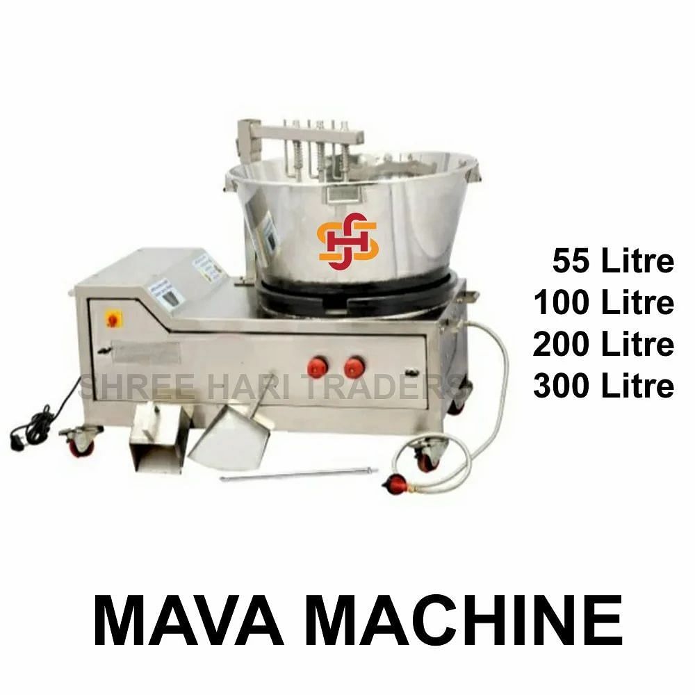 Stainless Steel Milk Khoya Mava Machine 100 Ltr Tilting, Peda