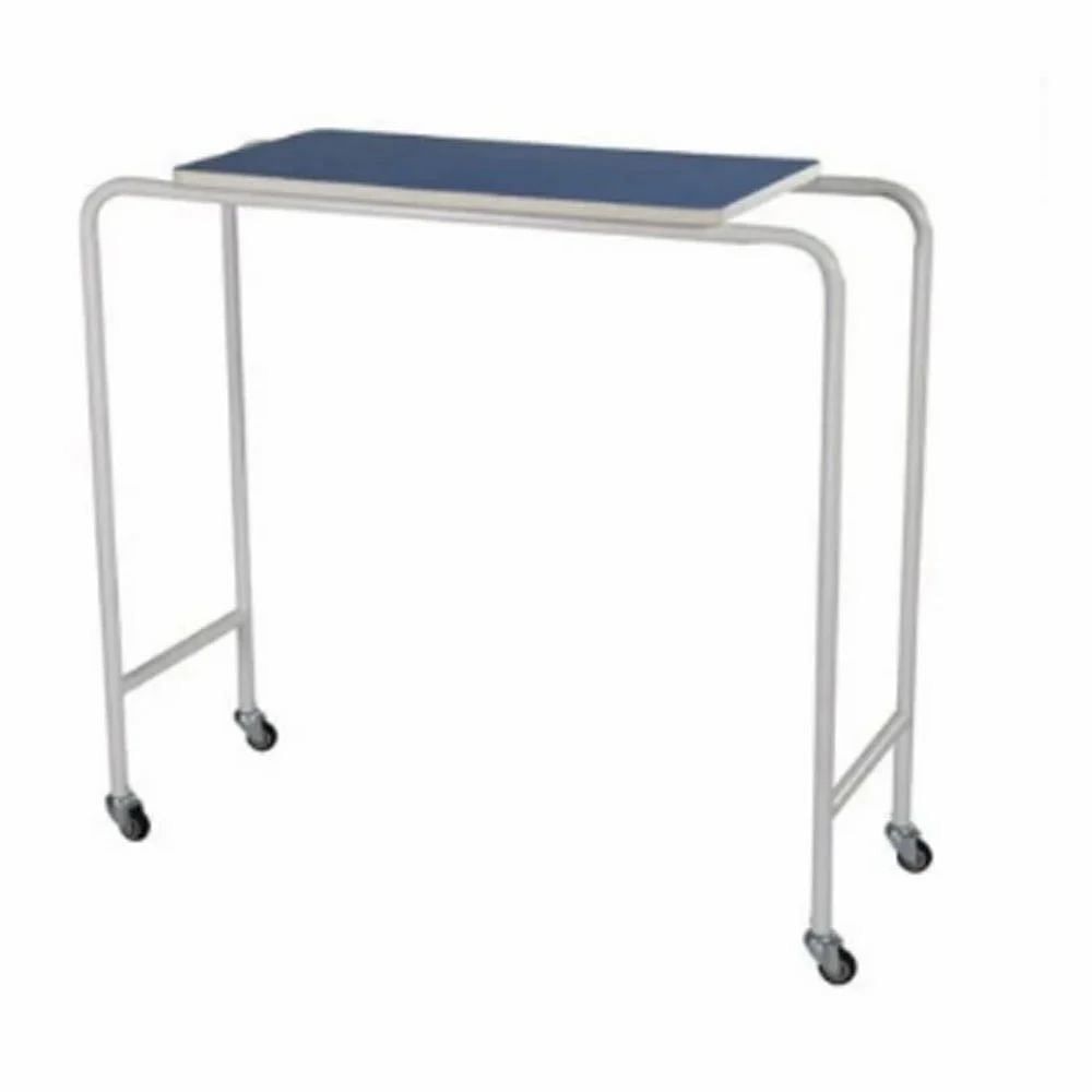 Stainless Steel Over Bed Table Twin Leg, For Industrial