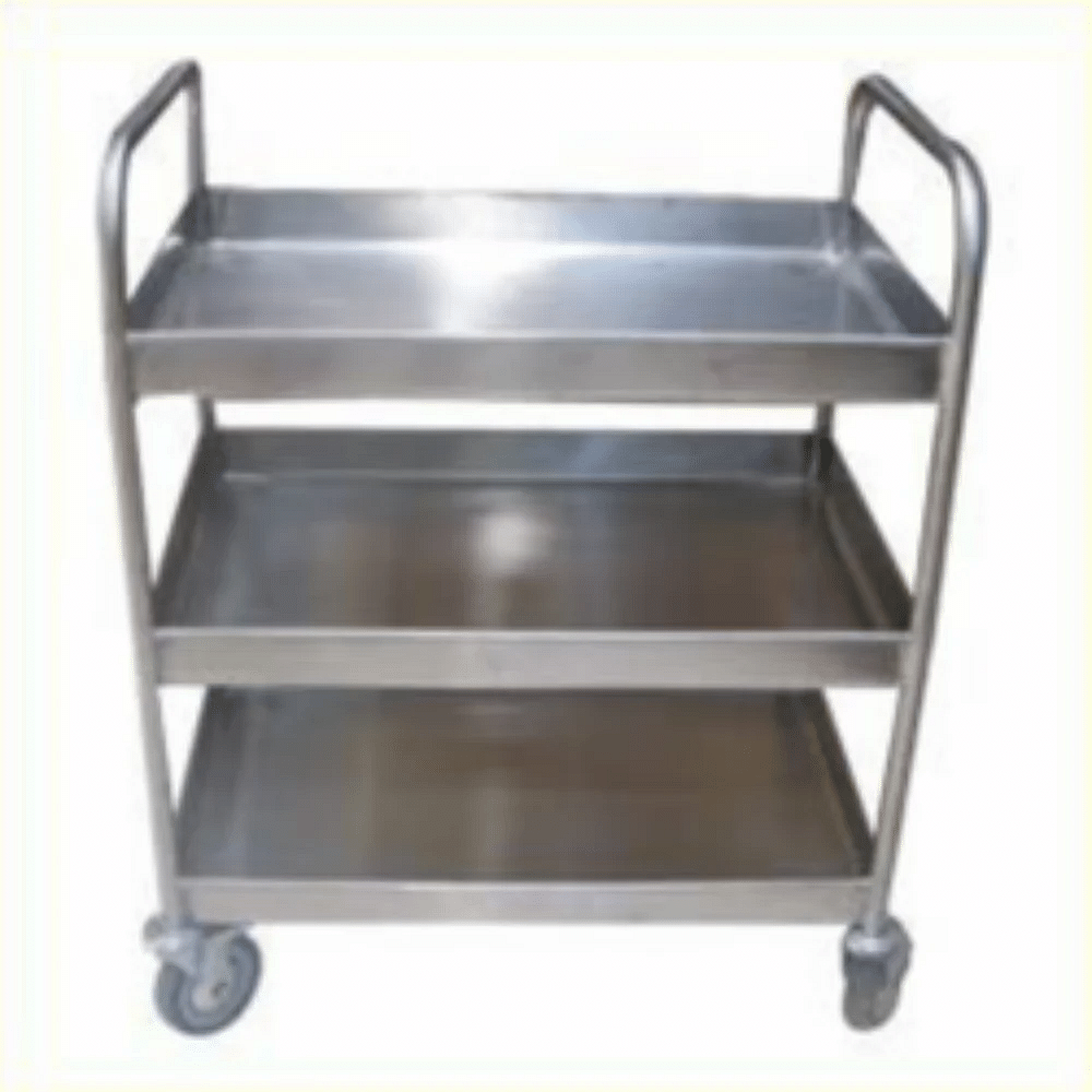 Stainless Steel Platform Ss Kitchen Trolley