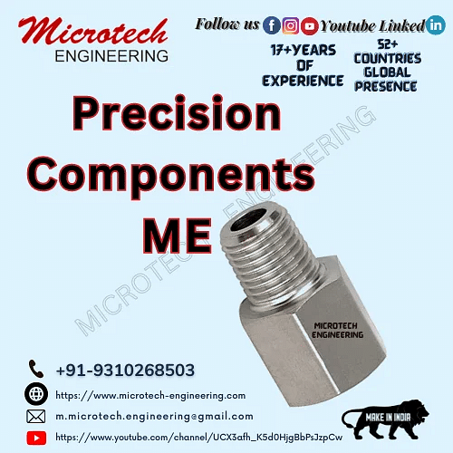 Stainless Steel Precision Components ME, For Pharma, Packaging Type: BOX / CARTON BOX / PACKET