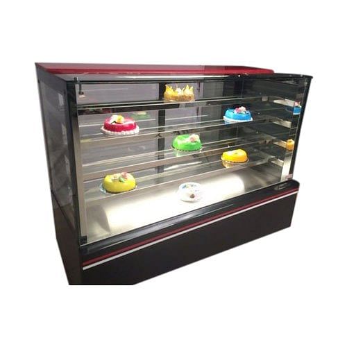 Stainless Steel Rectangular Pastry Display Counter