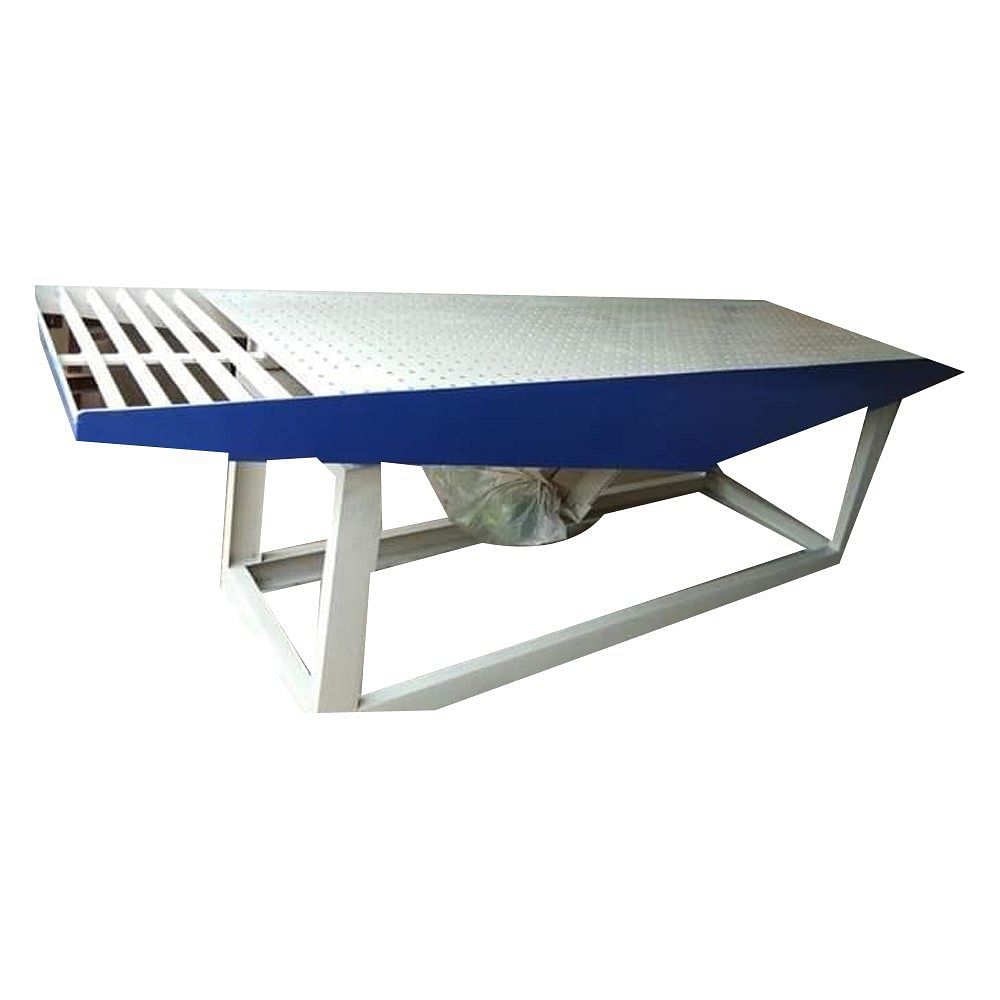 Stainless Steel Semi Automatic Vibrating Table, Single Mast, Power: 1 kW