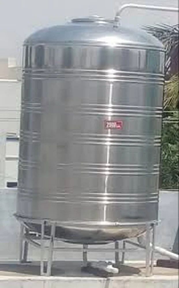 Stainless Steel Silver Fuel Storage Tanks