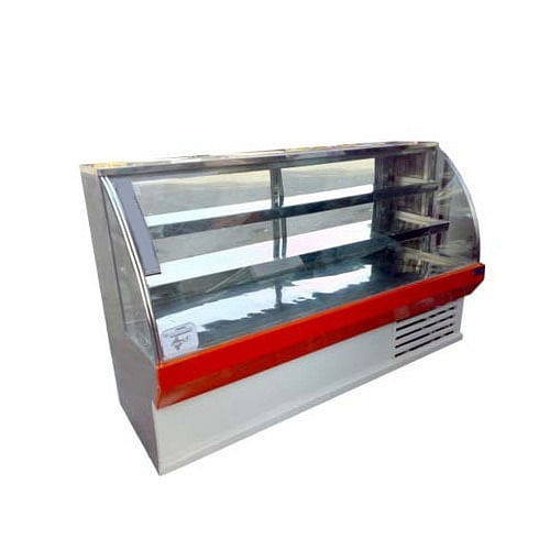 Stainless Steel Silver Shop Glass Counters