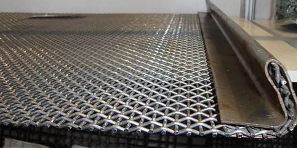 Stainless Steel Silver VIBRATING SCREEN SPRING WITH CLAMP, for Industrial, Thickness: 2 to 10 mm