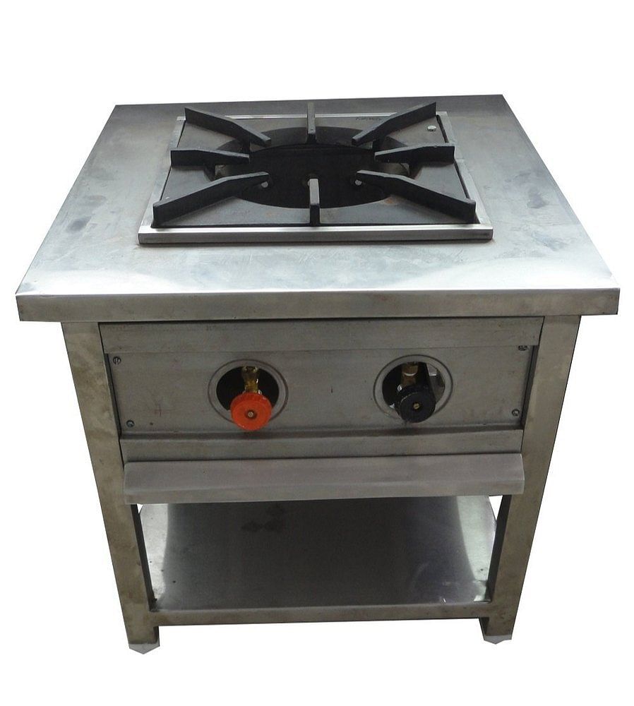 Stainless Steel Single Burner Cooking Range