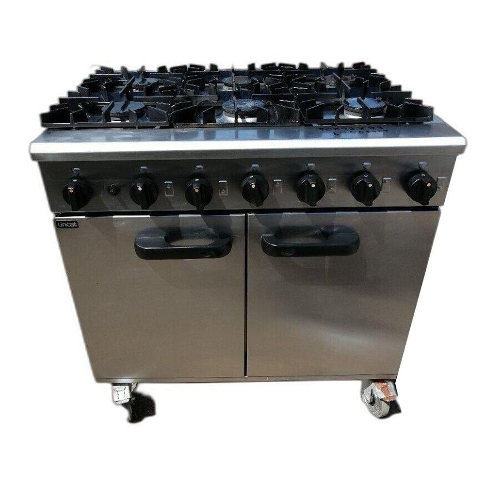 Stainless Steel Six Burner Range