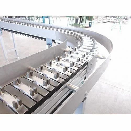 Stainless Steel Slat Chain Conveyor System