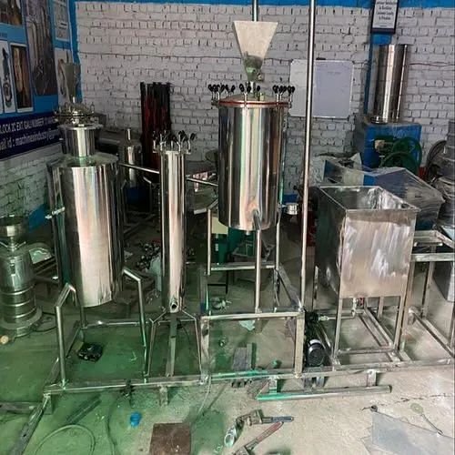 Stainless Steel Soya Milk Making Machine, Capacity: 50 kg/hr