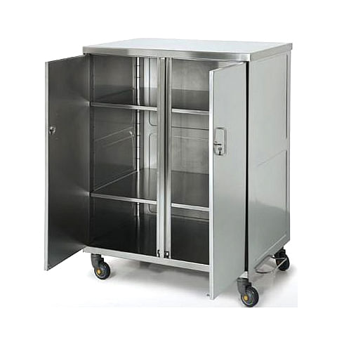 Stainless steel SS Cabinet Trolley