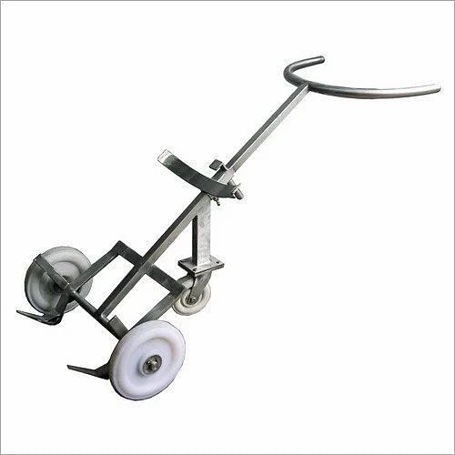 Stainless Steel Ss Drum Trolley, No Of Wheels: 3, Model Name/Number: LLE-135