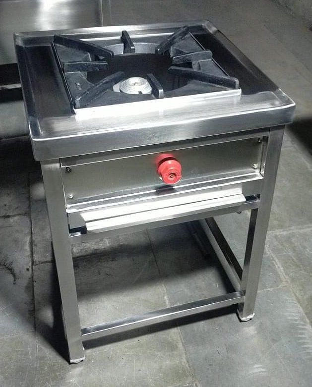 Stainless steel Ss Single Burner Gas Bhatti