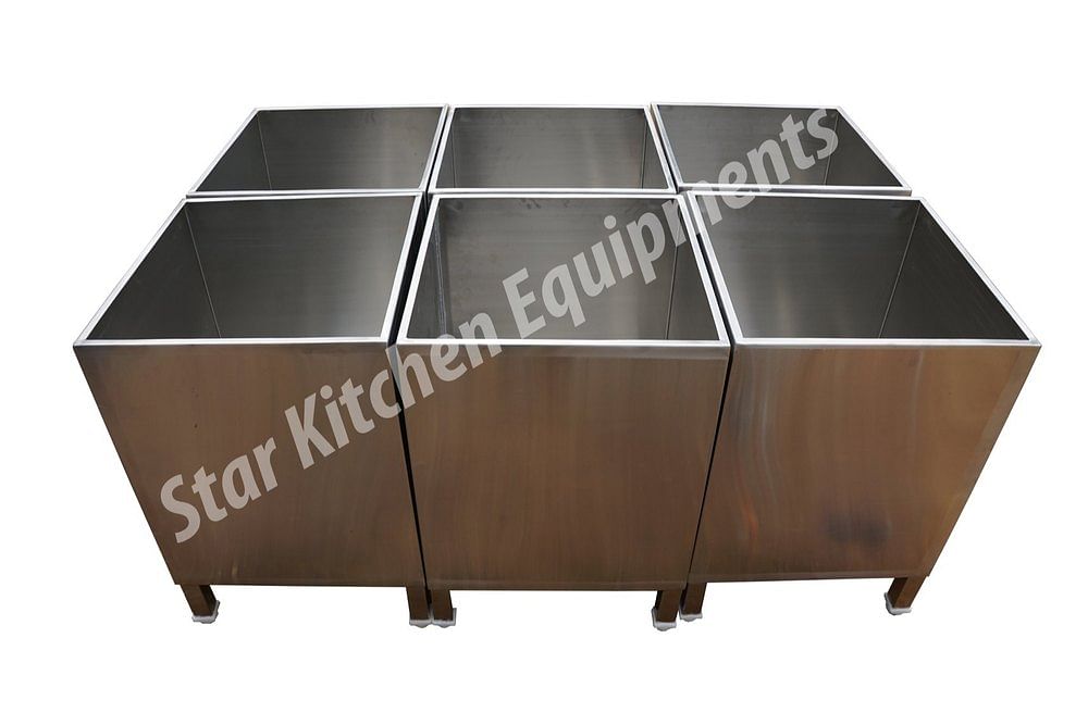 Stainless Steel SS Storage Bin